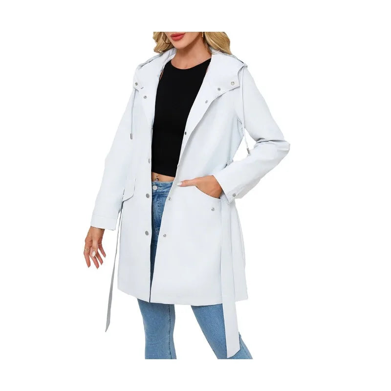 Veste Femme Trench Avec Ceinture
